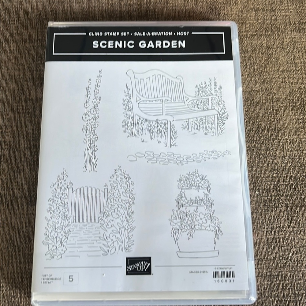 Stampin’ Up! Scenic Garden Cling Stamp Set